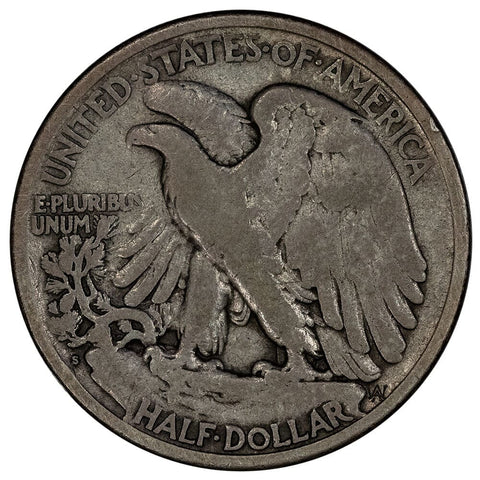1919-S Walking Liberty Half Dollar - Very Good