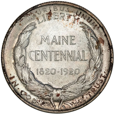 1920 Maine Silver Commemorative Half Dollar - Brilliant Uncirculated