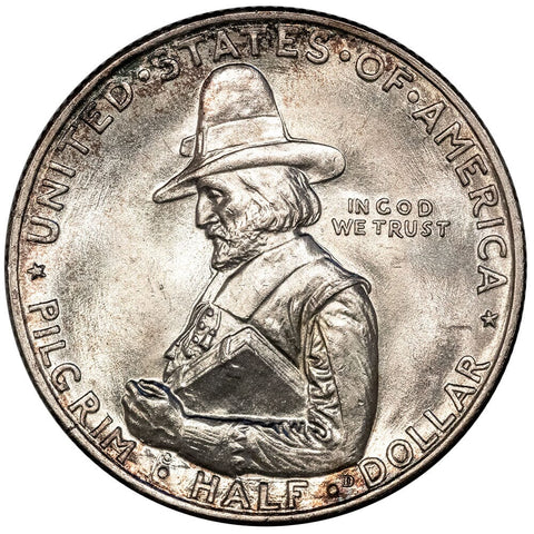 1920 Pilgrim Silver Commemorative Half Dollar - Brilliant Uncirculated