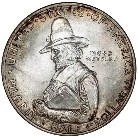 1920 Pilgrim Silver Commemorative Half Dollar - Brilliant Uncirculated