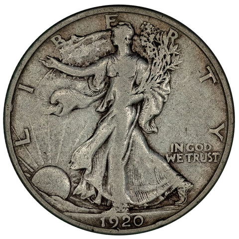 1920-S Walking Liberty Half Dollar - Very Good