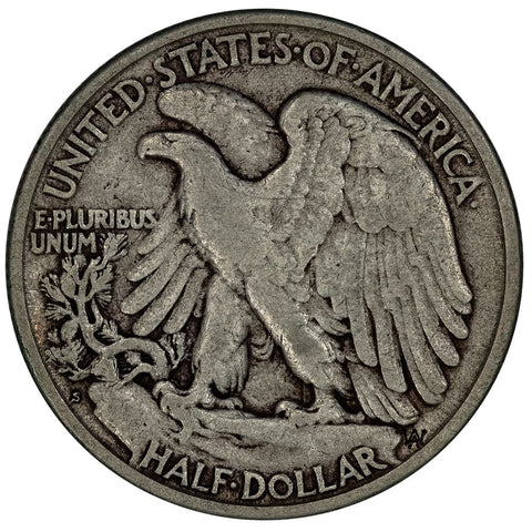 1920-S Walking Liberty Half Dollar - Very Good