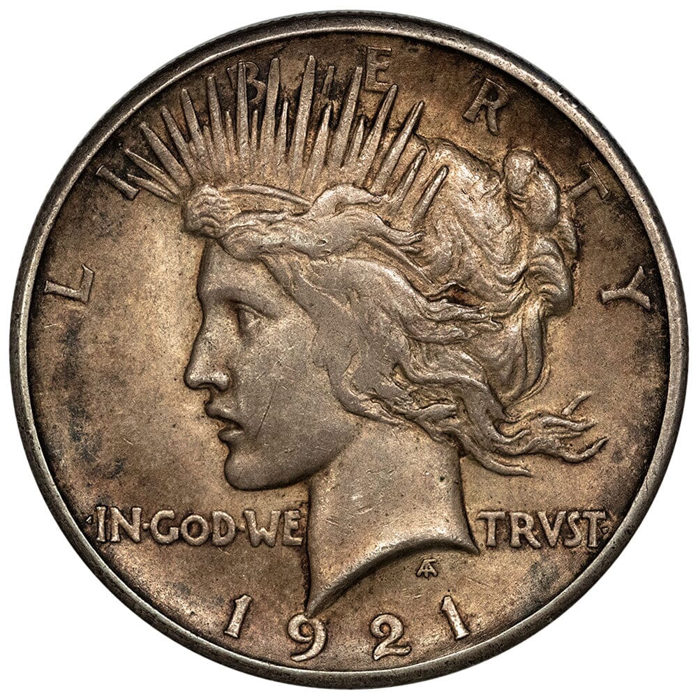 1921 High Relief Peace Dollar - About Uncirculated+