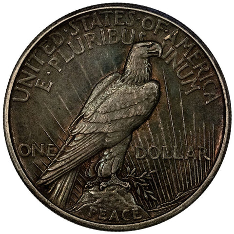 1921 High Relief Peace Dollar - About Uncirculated+