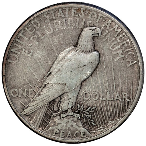 1921 High Relief Peace Dollar - Very Fine