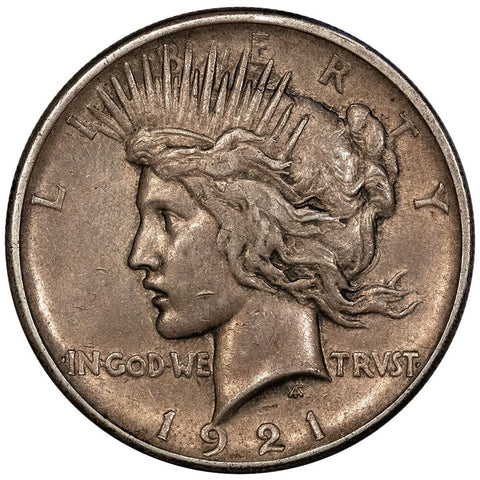 1921 High Relief Peace Dollar - Extremely Fine