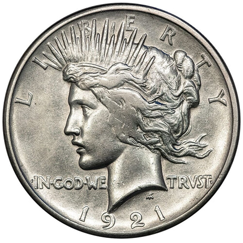 1921 High Relief Peace Dollar - Extremely Fine