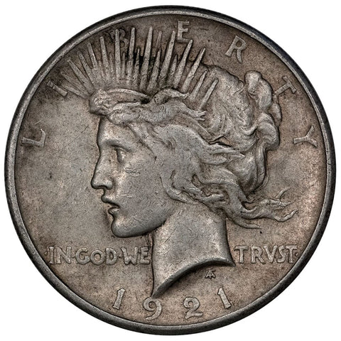 1921 High Relief Peace Dollar - Extremely Fine