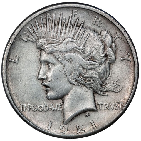 1921 High Relief Peace Dollar - Extremely Fine