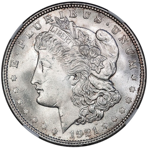 1921 Morgan Dollar - NGC MS 65 - Gem Brilliant Uncirculated