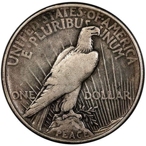 1921 High Relief Peace Dollar - Fine+