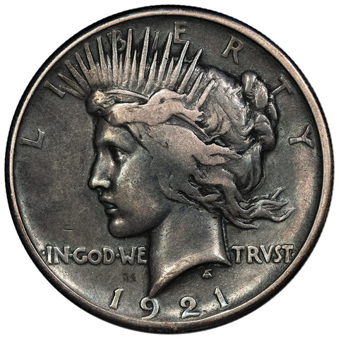 1921 High Relief Peace Dollar - Very Fine+