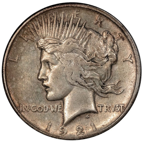 1921 High Relief Peace Dollar - Extremely Fine