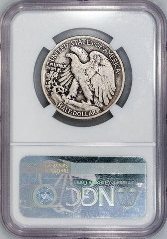 Semi-Key 1921-S Walking Liberty Half Dollar - NGC Fine 12