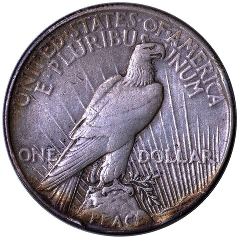 1921 High Relief Peace Dollar - Very Fine Details (Cleaned)