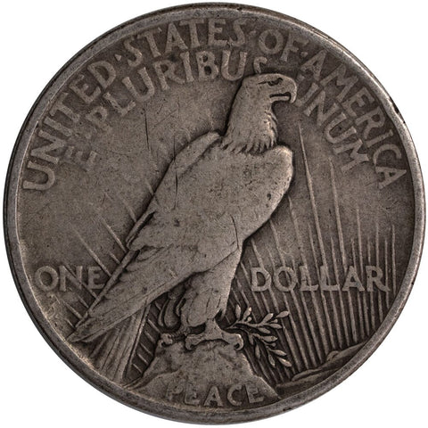 1921 High Relief Peace Dollar - Fine