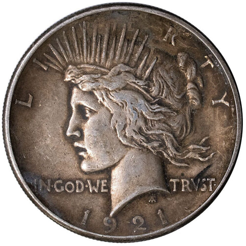 1921 High Relief Peace Dollar - Extremely Fine