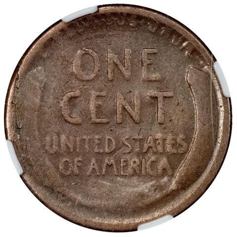 1922 No D Weak Reverse Lincoln Wheat Cent - NGC VF 20 BN