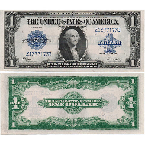 1923 $1 U.S. Large Size Silver Certificates Fr. 237 - Crisp Uncirculated