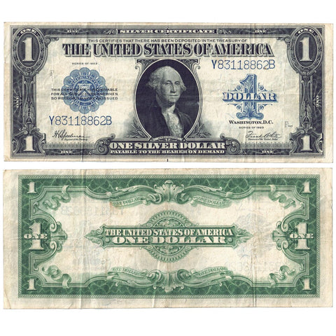 1923 $1 U.S. Large Size Silver Certificates Fr. 237 - Very Fine