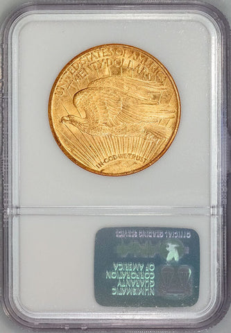 1924 $20 Saint Gaudens Double Eagle Gold Coin - NGC MS 63 - Choice Uncirculated