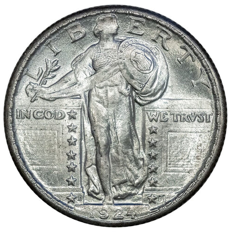 1924-S Standing Liberty Quarter - Choice Brilliant Uncirculated