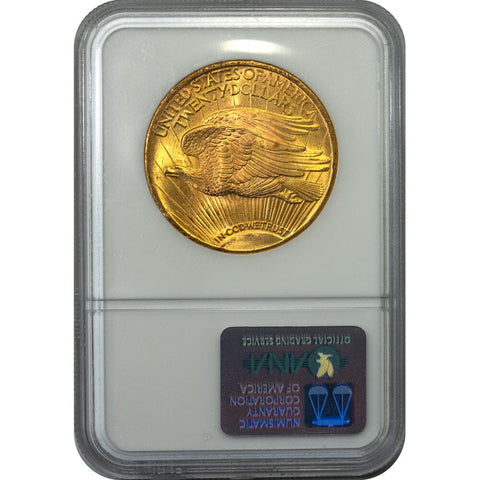 1924 $20 Saint Gauden's Gold Double Eagle - NGC MS 65 - Gem Brilliant Uncirculated