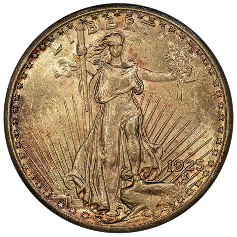 1925 $20 Saint Gauden's Gold Double Eagle - Brilliant Uncirculated