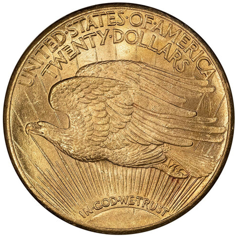 1925 $20 Saint Gauden's Gold Double Eagle - Brilliant Uncirculated