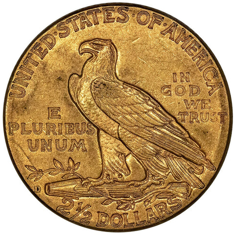 1925-D $2.5 Indian Gold Coin - About Uncirculated