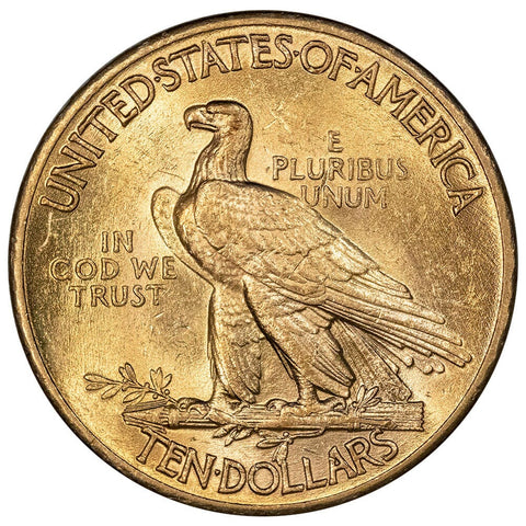 1926 $10 Indian Gold Coin - About Uncirculated+