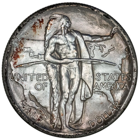 1926 Oregon Trail Silver Commemorative Half Dollar - About Uncirculated