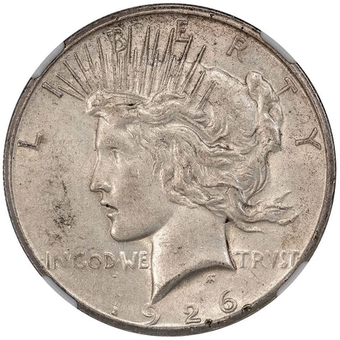 1926-S Peace Dollar - NGC AU 55 - About Uncirculated