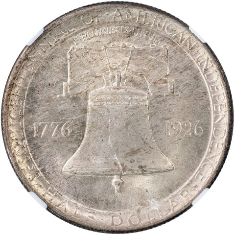 1926 Sesquicentennial Silver Commemorative Half Dollar - NGC MS 65 - Gem Brilliant Uncirculated