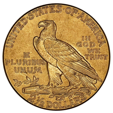 1927 $2.5 Indian Quarter Eagle Gold Coin - About Uncirculated