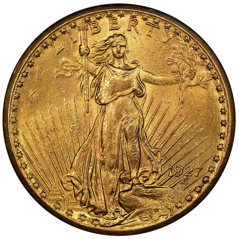 1927 $20 Saint Gauden's Double Eagle - Brilliant Uncirculated