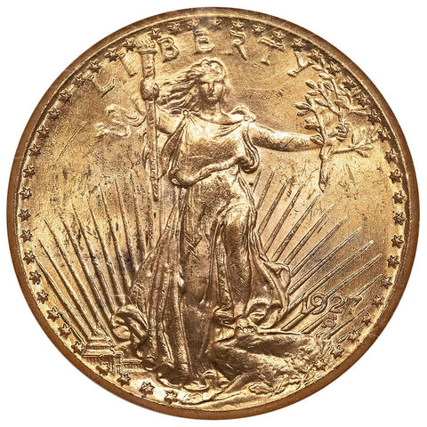 1927 $20 Saint Gaudens Double Eagle Gold Coin - NGC MS 63 - Choice Uncirculated