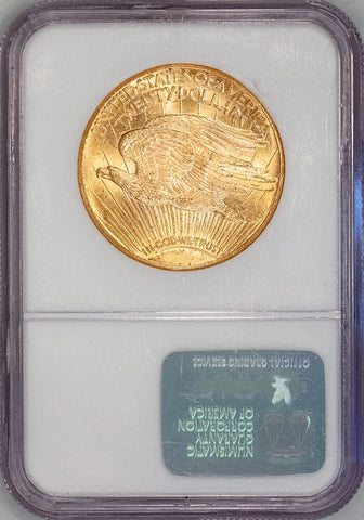 1927 $20 Saint Gaudens Double Eagle Gold Coin - NGC MS 63 - Choice Uncirculated