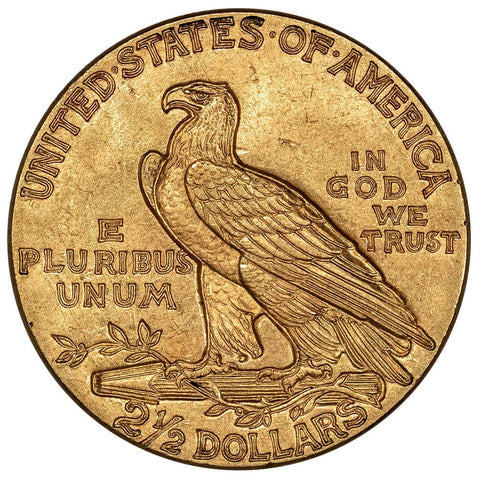 1928 $2.5 Indian Gold Coin - About Uncirculated