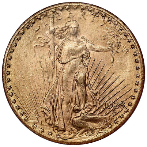 1928 $20 Saint Gauden's Double Eagle - NGC MS 63