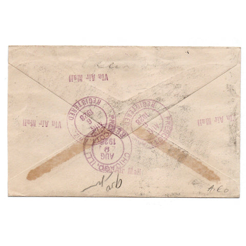 1928 Prescott AZ Bucking Bronco Fancy Cancel L&dW 942 Registered Cover Valley Forge