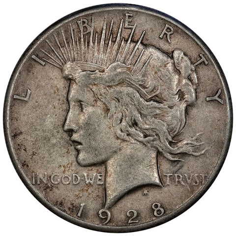 1928 Peace Dollar - Extremely Fine