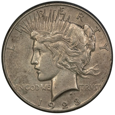 1928 Peace Dollar - Choice Extremely Fine