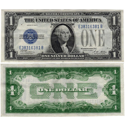 1928 $1 "Funnyback" Silver Certificates - Very Fine