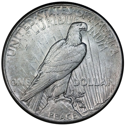 1928 Peace Dollar - About Uncirculated Detail