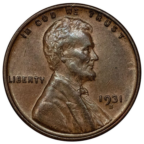 1931-S Lincoln Wheat Cent - Extremely Fine