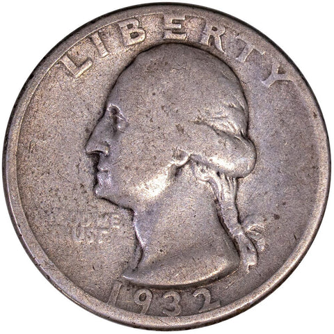 1932-D Washington Quarter - Key-Date - Good