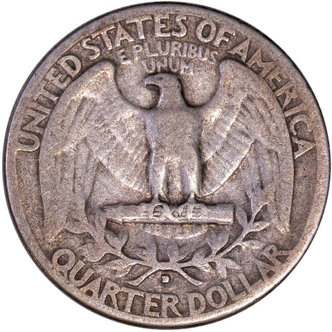 1932-D Washington Quarter - Key-Date - Good