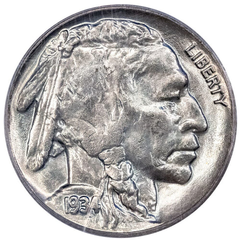 1934 Buffalo Nickel - PCGS MS 65 - Gem Brilliant Uncirculated