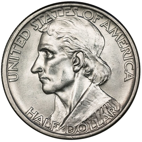 1935 Daniel Boone Silver Commemorative Half Dollar - Brilliant Uncirculated